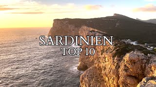 Top 10 Orte Sardiniens die du gesehen haben musst  Reisetipps Sardinien 4K [upl. by Gabe]