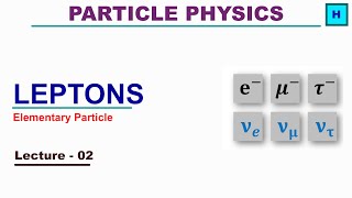 Leptons  Elementary subatomic particles [upl. by Nella]