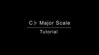 C Flat Major Scale Piano Tutorial [upl. by Nide324]