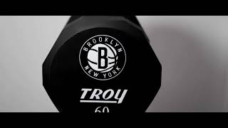 Troy 12Sided Urethane Dumbbells with Custom Logo [upl. by Bourke53]