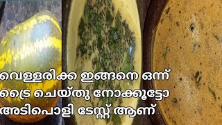 ഈസി വെള്ളരിക്ക ഒഴിച്ച് കറി how to make cucumber കറി shareefashahul [upl. by Phemia99]