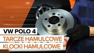 Jak wymienić tylne tarcze hamulcowe i tylne klocki Hamulcowe w VW POLO 4 TUTORIAL  AUTODOC [upl. by Yelmene]