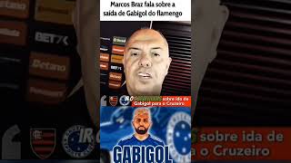 Marcos Braz fala sobre a saída do gabigol futebol brasileirão flamengo [upl. by Hinkel623]