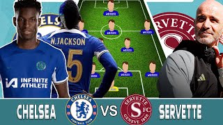 JACKSON OUT CHELSEA VS SERVETTE Prediction 4231 Line up In Europa Conference League playoff [upl. by Crockett]