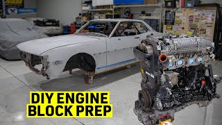 DIY Beams 3SGE Engine Prep amp Paint  1977 Toyota Celica Rebuild  S3E08 [upl. by Helen]