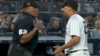 Nestor Cortes upset with umpire Laz Diaz after quick pitch was waved off  ESPN MLB [upl. by Agathe10]