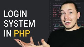 How To Create A Login System In PHP For Beginners  Procedural MySQLi  PHP Tutorial [upl. by Nylhsoj]