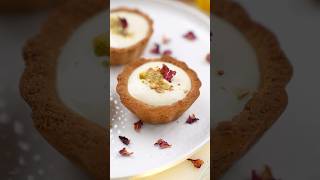 Easy Healthy Shrikhand Tarts Recipe  GuiltFree Sweet simplerecipe diwalirecipes shortvideo [upl. by Berey]