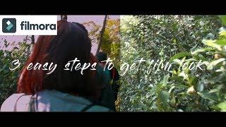 Filmora Tutorial  How to get CINEMATIC LOOK [upl. by Root]