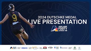 2024 Dutschke Medal Presentation  Adelaide Footy League [upl. by Ronoh]