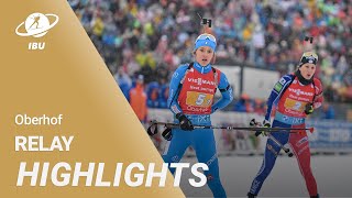 Oberhof 2023 Women Relay Highlights [upl. by Enaitsirk]