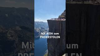 WARST DU SCHONMAL AUF DEM PREIKESTOLEN  aida kreuzfahrt travel urlaub [upl. by Ahsenev]