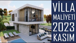 Müstakil Ev Maliyeti 2023  Villa İnşaat Maliyeti  Müstakil Ev Yapımı  Kaba İnşaat Maliyeti [upl. by Yntruoc]