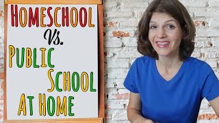 Homeschool Vs Public School At Home  What is the difference [upl. by Nicoli402]