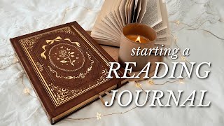 Reading Journal Setup ✨ Plan With Me [upl. by Rosalynd623]