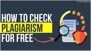 Best Free Plagiarism Checker that Every Bloggers should use [upl. by Wight629]