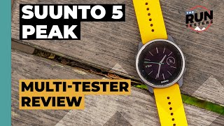 Suunto 5 Peak Multitester Review  A nice looking GPS watch thats lacking in smarts [upl. by Eniluqcaj]