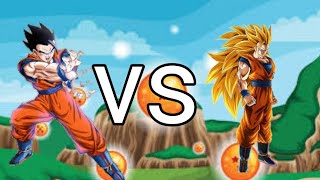 pelea Gohan definitivo vs Goku pelea en dragón boll Tag tem [upl. by Zurheide]