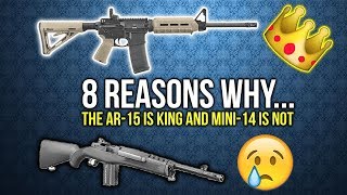 8 Reasons the AR15 is Better than the Ruger Mini14 [upl. by Allerbag]