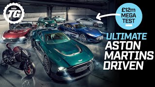 ULTIMATE £12m Aston Martin test Victor Vulcan One77 V8 Cygnet and Aston Motorbike  Top Gear [upl. by Beatty]