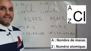 Exercice Isotope et Ar du chlore [upl. by Kcorb]