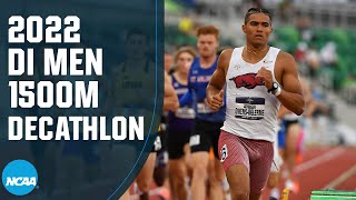 Mens 1500m decathlon — 2022 NCAA outdoor track and field championship [upl. by Alla14]