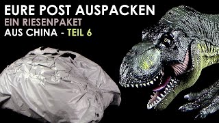 Temu Riesenpaket auspacken  Teil 6  Mini Rant amp Jurassic Park™ Tyrannosaurus Rex  TRex [upl. by Estes]