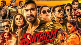 Singham Again Full Movie  Ajay D Akshay KareenaArjun ranveer DeepikaTiger  Facts amp Review [upl. by Annaik]