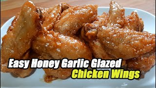 Easy Honey Glazed Chicken Wings Recipe [upl. by Ahsertal]