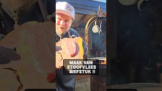 Van sucade stoofvlees naar biefstuk Op de bbq  grillring [upl. by Brenda]