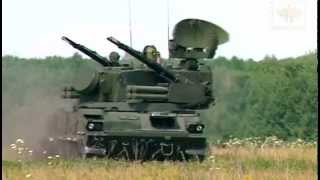 2K22 Tunguska surfacetoair gun and missile system [upl. by Hsital]