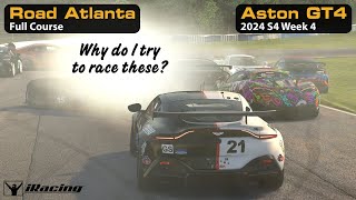 GT4 at Road Atlanta  iRacing [upl. by Haimehen18]