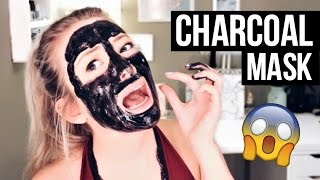 CHARCOAL BLACKHEAD PEEL OFF MASK  INSANELY PAINFUL [upl. by Tica247]