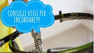 CONSIGLI UTILI PER INCORDARE LA RACCHETTA🎾✅ amazing racchette racket sports tennis strings [upl. by Llevram]