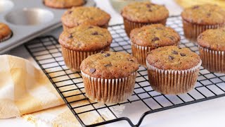 Muffins con pepitas de chocolate [upl. by Enirtak233]