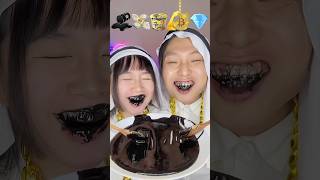 Emoji Food Challenge ASMR 🥵Dubai Gold Food Mukbang asmr mukbang [upl. by Aicineohp]