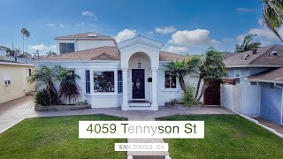 4059 Tennyson St  San Diego CA [upl. by Yarehs]