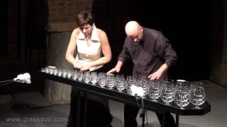 J S Bach  Toccata and Fugue in D minor on the glass harp музыкальные бокалы [upl. by Xenia8]