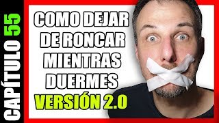 ¿CÓMO SE PONE LA CINTA PARA DEJAR DE RONCAR Cap55 [upl. by Woodcock]