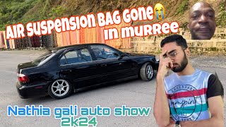 Nathia gali auto show  2024 blackberry k air ka bag phat gya😭 [upl. by Slayton]