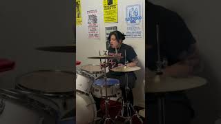 Peachy keen drums drummer drumming drummergirl musician practice progress 90s drumcover [upl. by Fontana]