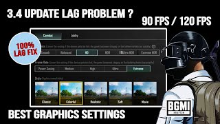 100 Solve BGMI Lag Problem  BGMI Lag Problem After New 34 Update  Best Graphics Setting BGMI [upl. by Ahseeyt]