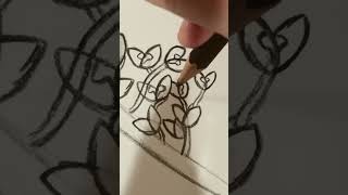 Drawing a Blue Bonnet flowers art artist [upl. by Ynnavoeg]