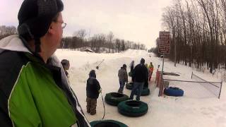 AWESOME Sledding Sylvan Hill Wausau Wisconsin [upl. by Ennovoj265]