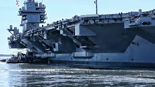 Americas Newest Supercarrier • PCU Ford Starts Sea Trials [upl. by Anetta]