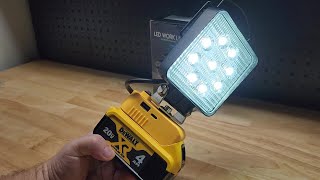 Check Out This LED Light Powered By DeWALT 20V Batteries [upl. by Laney189]