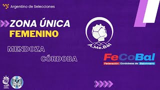 Mendoza vs Córdoba  Torneo Argentino Junior 2024  Femenino [upl. by Icnan]