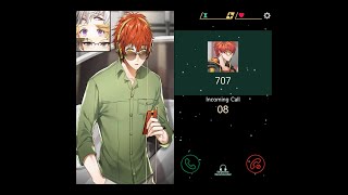 Casual Route Day 3 1215 Call from Seven  Mystic Messenger [upl. by Aid]