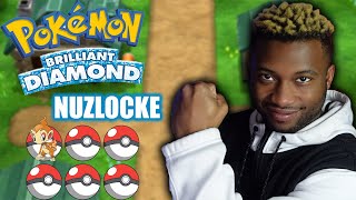 Attempting My FIRST Pokemon Nuzlocke  Pokemon Brilliant Diamond [upl. by Wehner913]