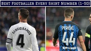 Best Footballer For EVERY Shirt Number 150 [upl. by Aiuqenehs]